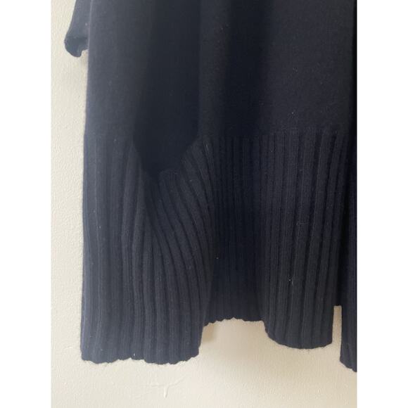 Michael Kors 100% Cashmere Navy Blue Open Cardigan Sweater 3/4 Sleeves - Picture 3 of 6